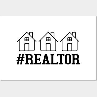 Hashtag Realtor Posters and Art